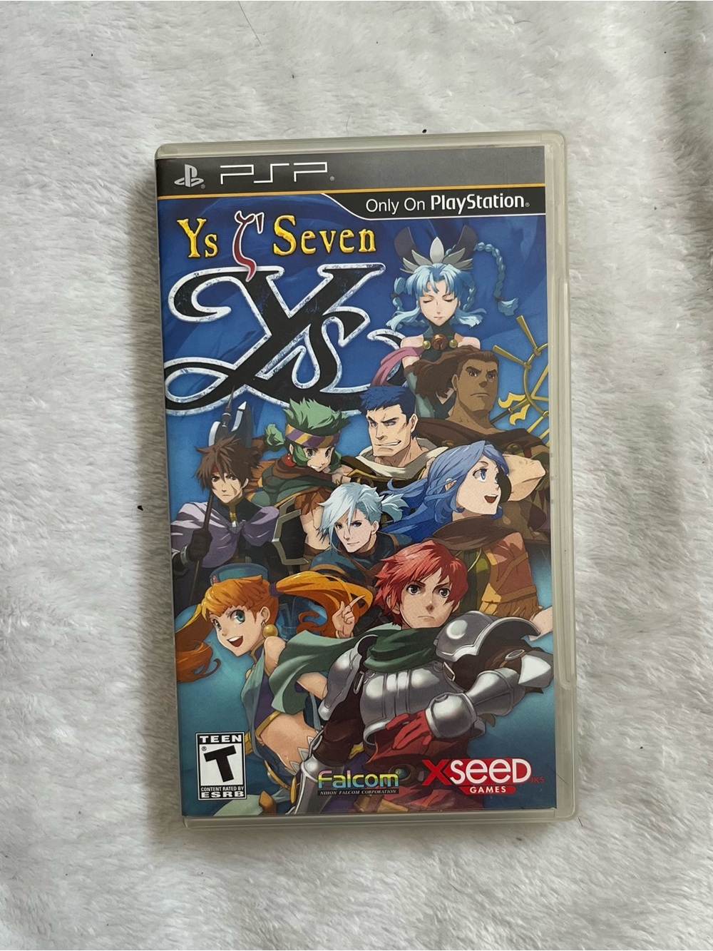 Ys Seven (PSP) Action RPG Game - XSEED - Blue Cover